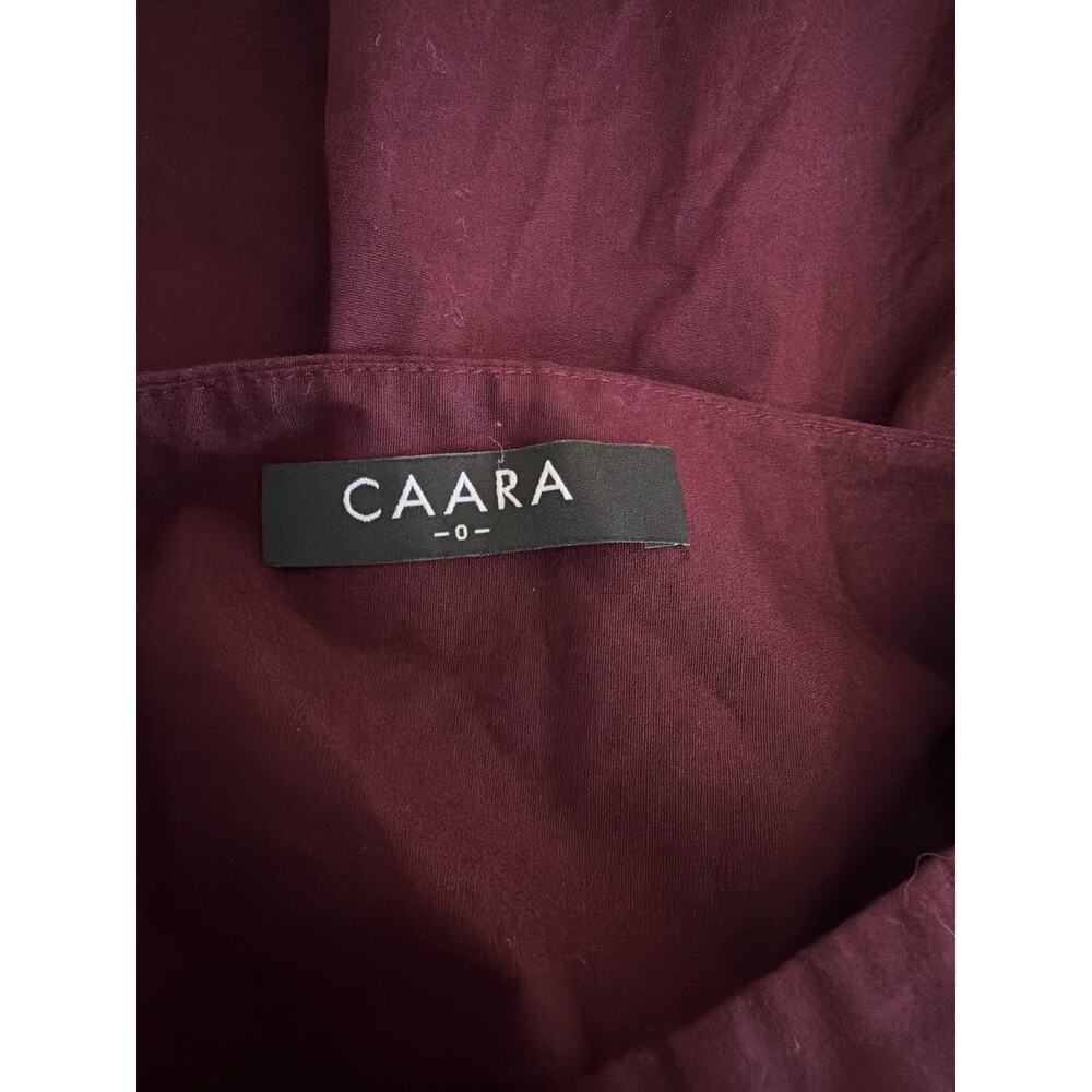 New Caara Vashti wine red  maxi skirt size 0 $172 - Picture 6 of 6